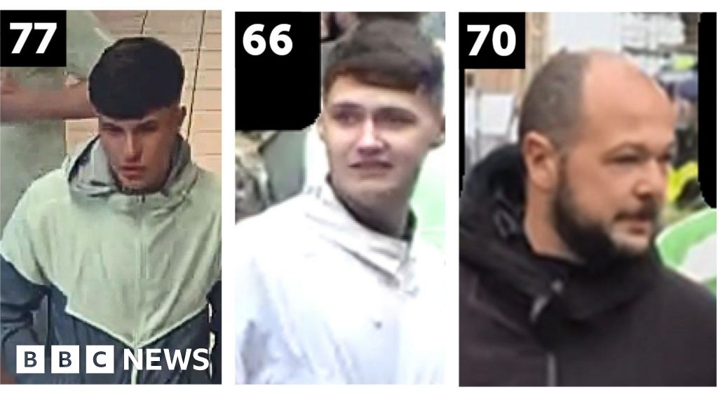 Third large-scale CCTV appeal over trouble at Celtic's Premiership title celebrations - BBC