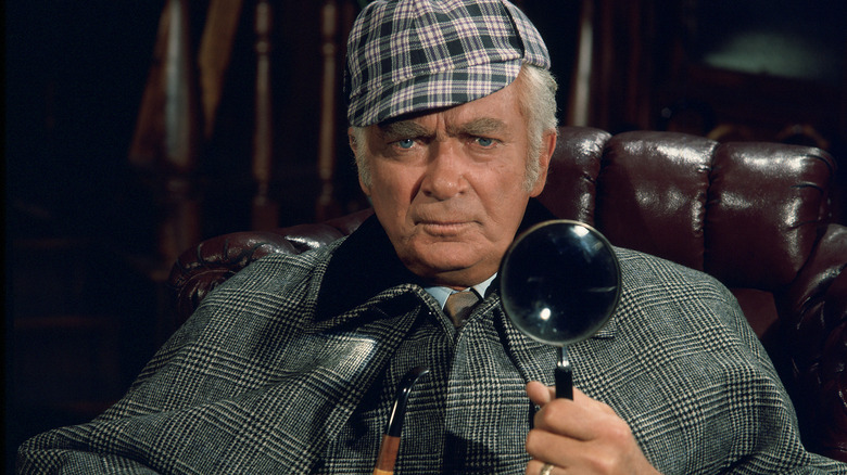 Barnaby Jones dresses like Sherlock Holmes in 