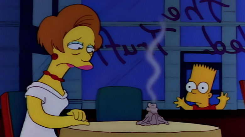 Bart watches Mrs. Krabapple cry in 