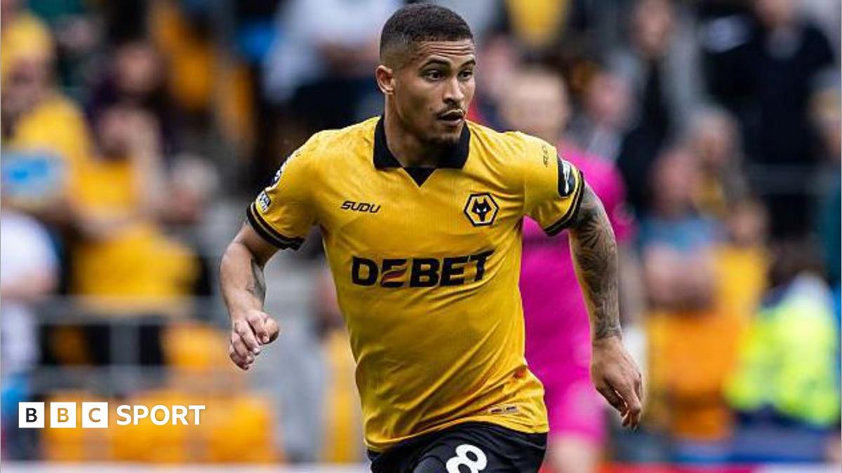 Joao Gomes in action for Wolves during the 2025-26 season