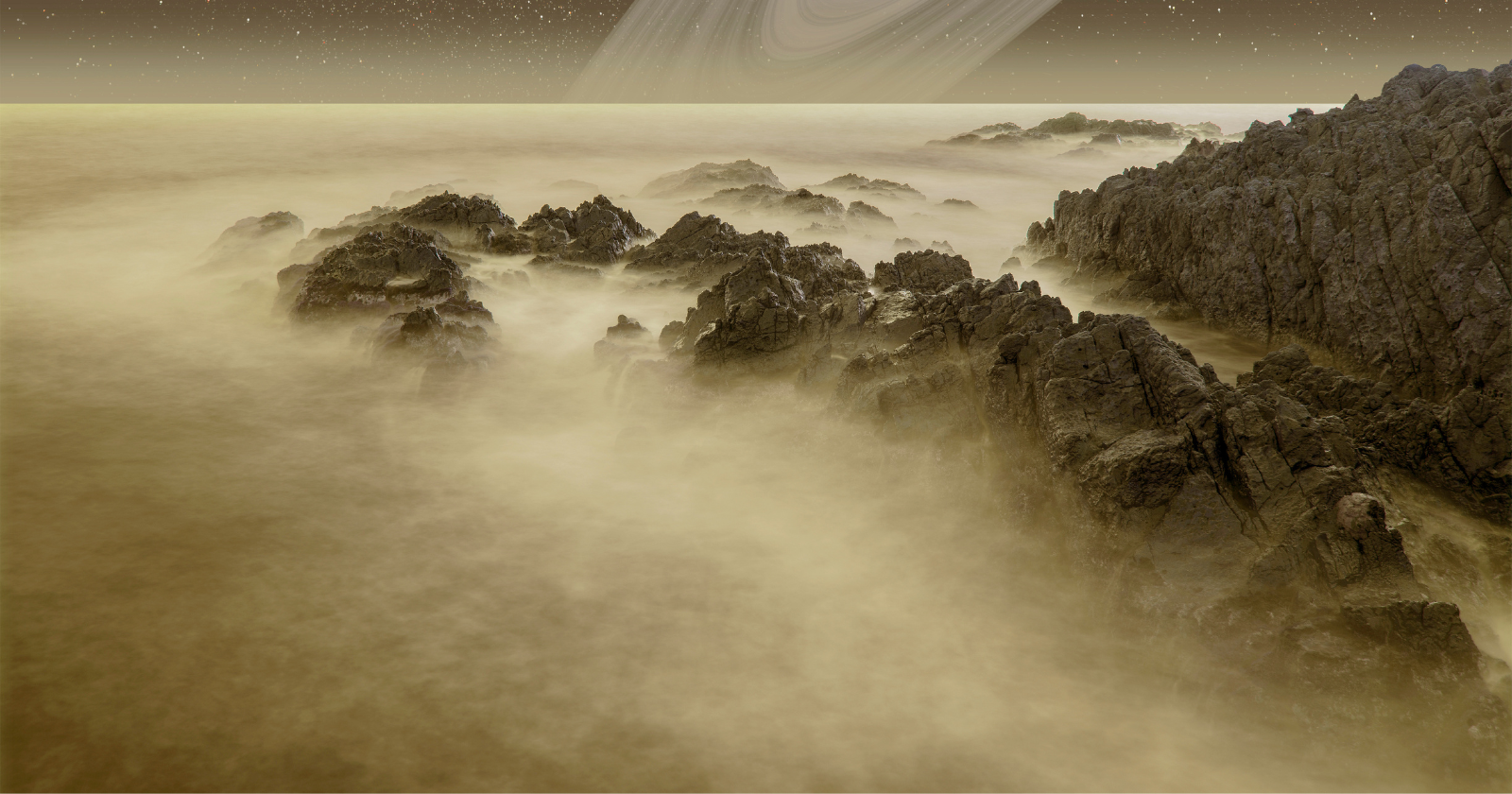 Huygens took around 700 pictures on its way down through Titan in 2005, and we have half of them, because a single command was missing from Cassini's instructions — one of the two radio channels was never switched on, and roughly 350 images were lost