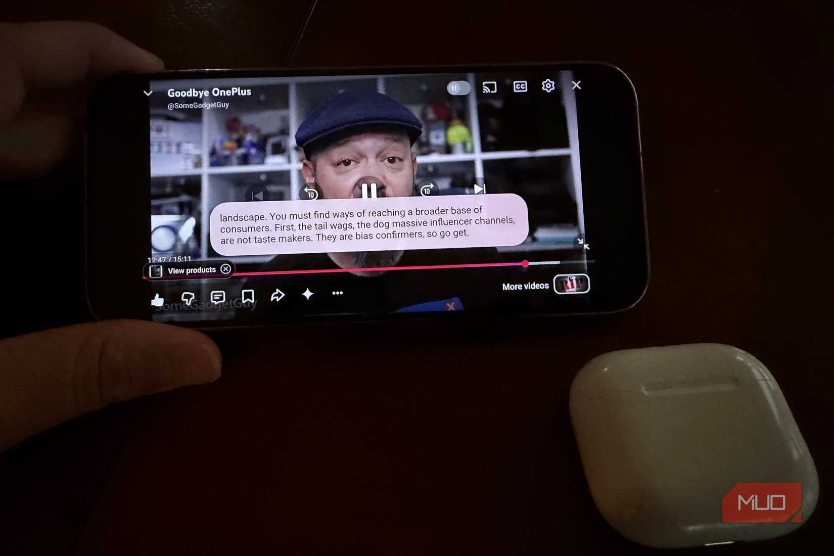 live captions on pixel on a youtube video