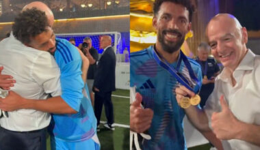 Vozinha shares unforgettable embrace with Gianni Infantino after remarkable World Cup journey