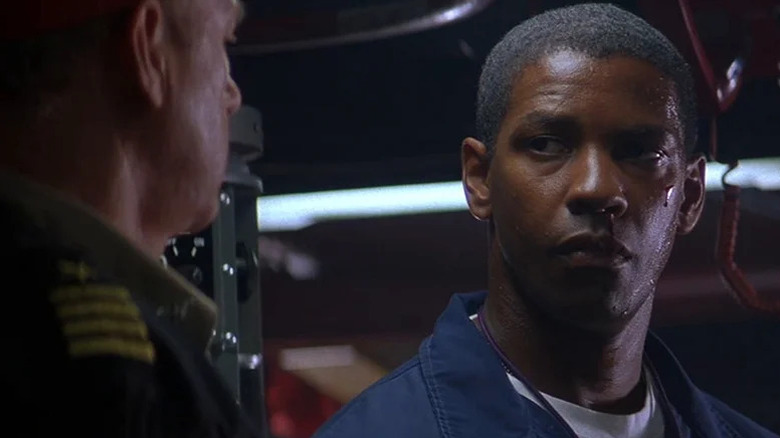 A serious Ron Hunter looking at Frank Ramsey in Crimson Tide