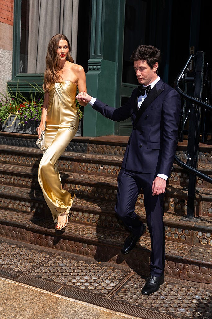 Celebrity Sightings In New York City - July 03, 2026 new york, new york july 03 karlie kloss l and joshua kushner are seen in soho on july 03, 2026 in new york city photo by thestewartofnygc images