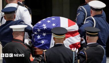 Trump joins Zelensky and Netanyahu at Lindsey Graham's funeral after talks