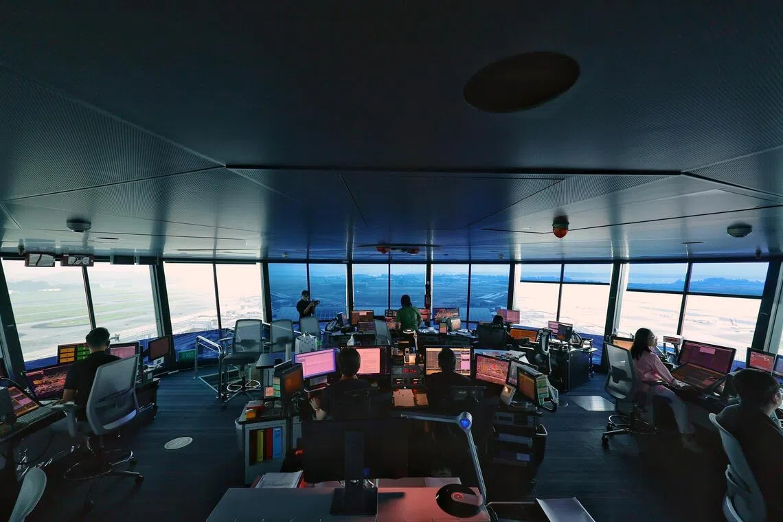 CAAS plans to increase its workforce of air traffic controllers by about 40 per cent, from around 500 today to about 700 by the mid-2030s.