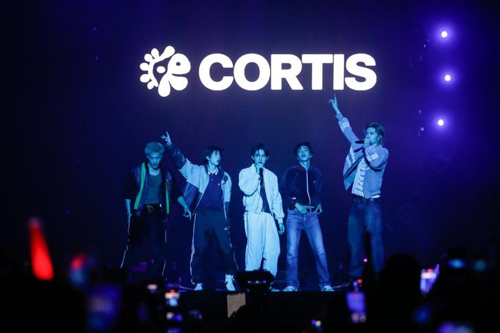 CORTIS performs at the 2026 Weverse Con Festival. Yonhap