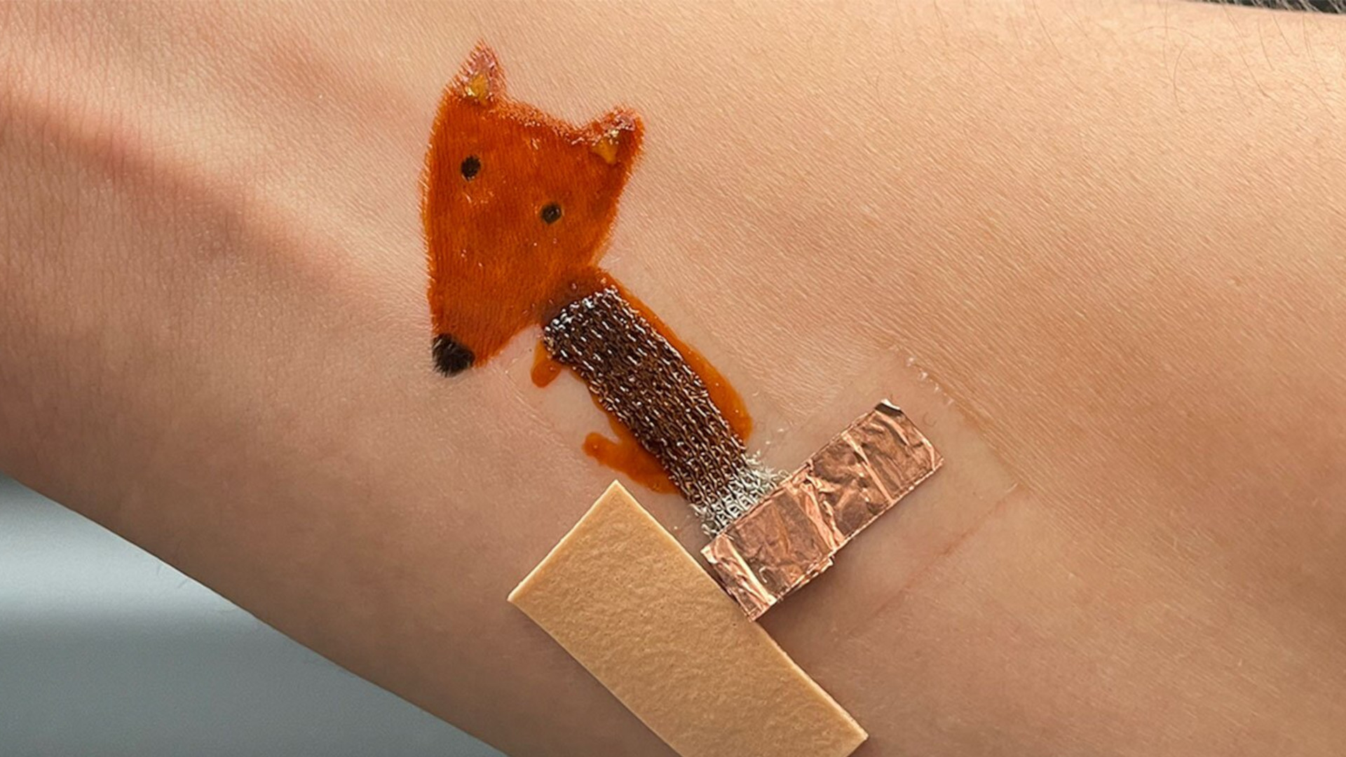 Paint-on electronic tattoo monitors