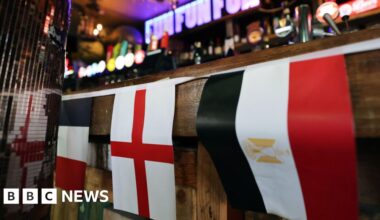 Warning to South West football fans ahead of 1am England kick-off - BBC