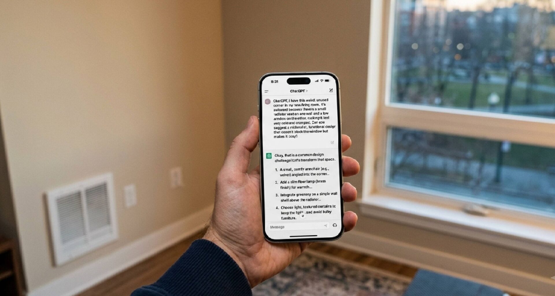 I thought AI interior design was a gimmick — until ChatGPT fixed my living room’s awkward corner