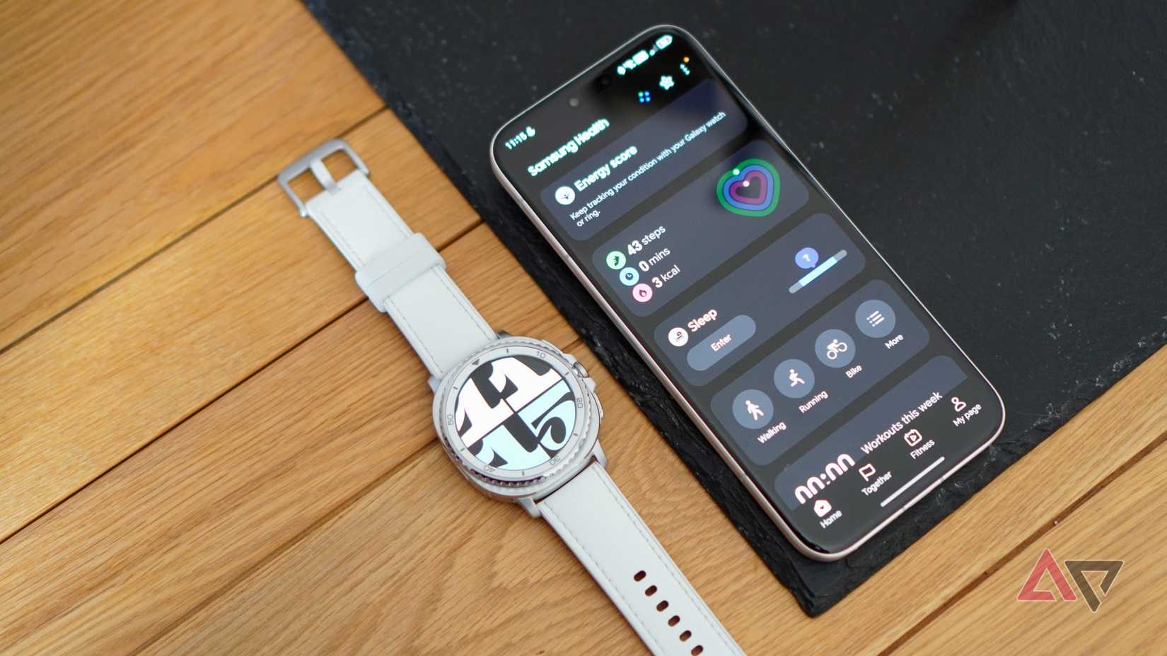 The Samsung Galaxy Watch 8 Classic with Samsung Health app