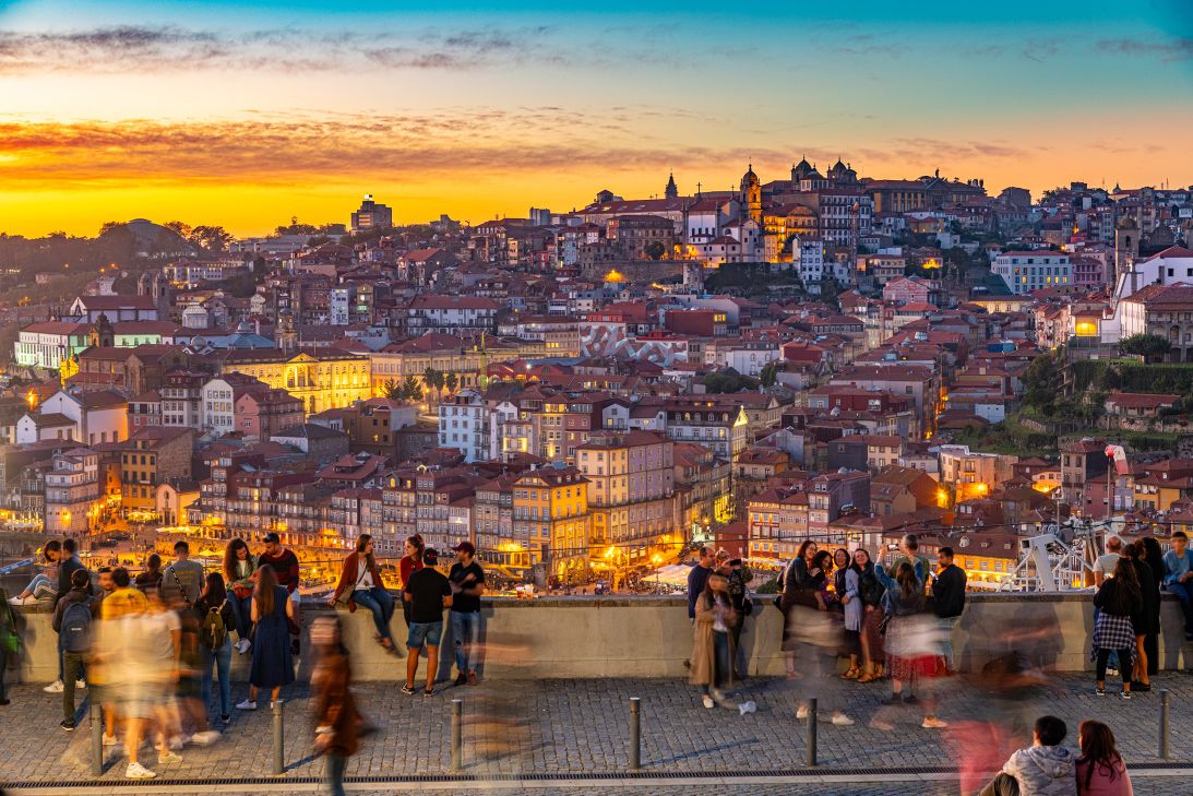 Paula was struck by the beauty of Porto when she first visited. She loves living in the coastal city, which is home to the Jardim do Morro bridge, pictured.