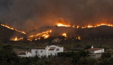 Heat and fire generate overlapping problems for much of southern Europe