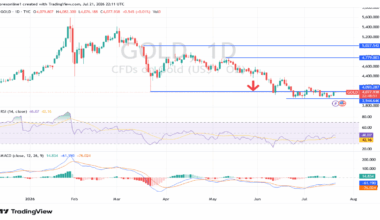 XAU/USD Analysis 22/07: Metal Holds Above $4,000 Despite a Strong US Dollar (chart)