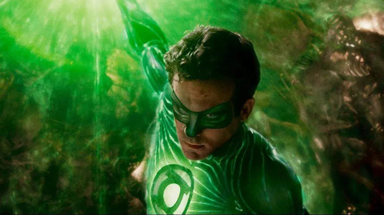 Hal Jordan (Ryan Reynolds) using his ring's power in Green Lantern