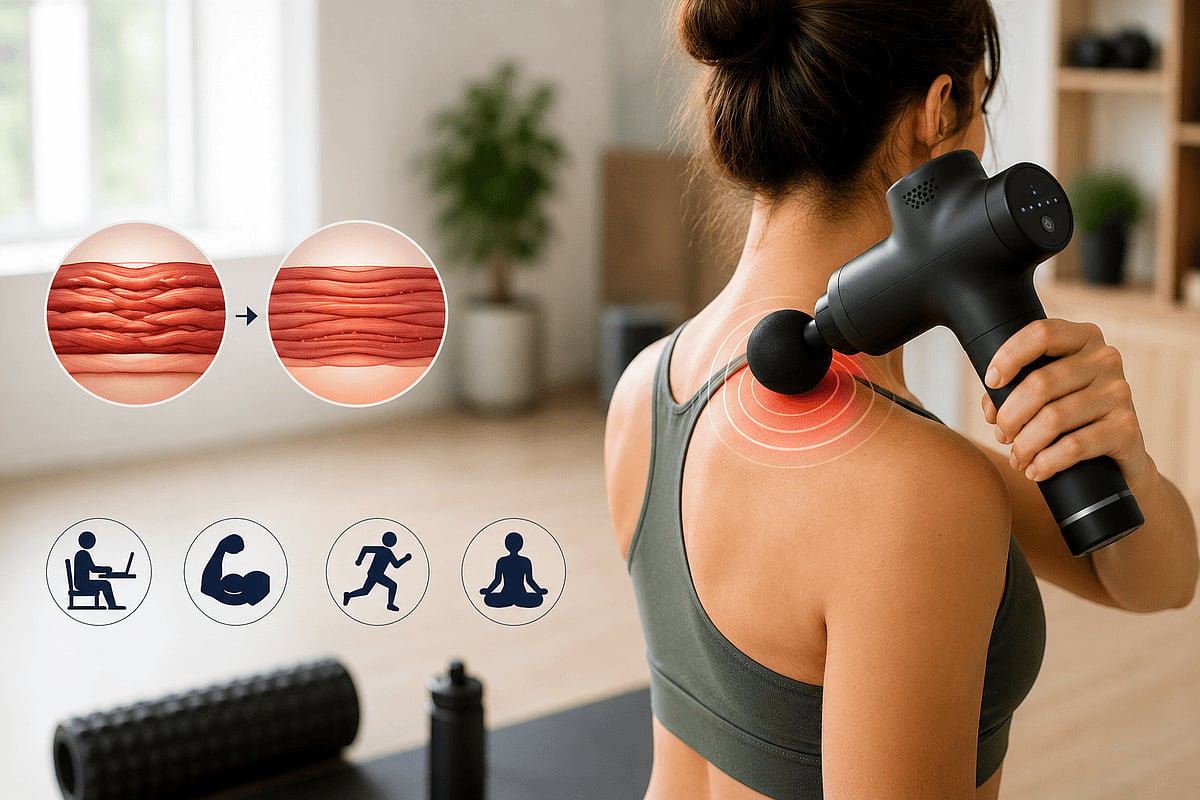 How massage guns aid recovery and muscle relief