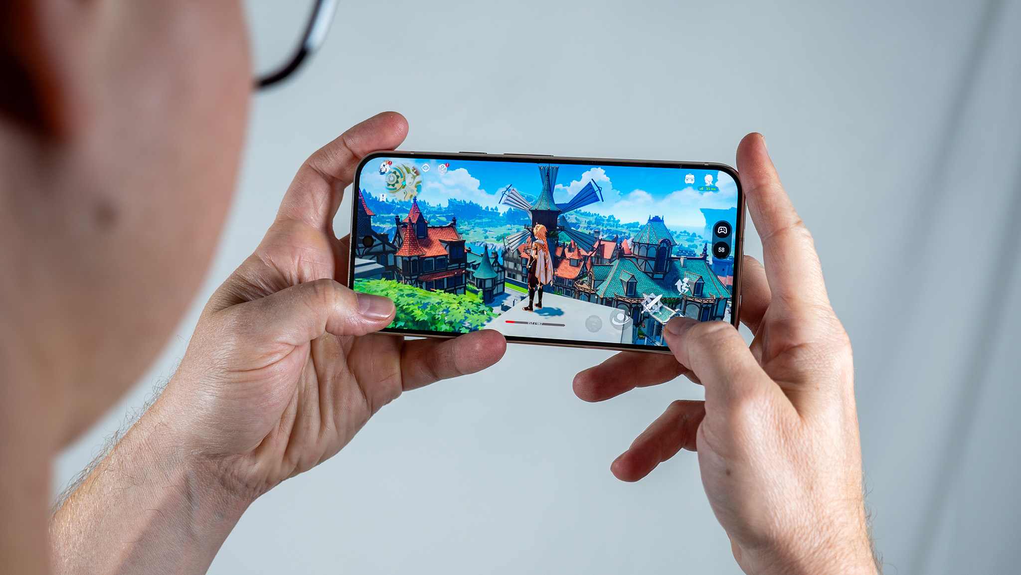 Playing Genshin Impact on a Google Pixel 10 Pro XL