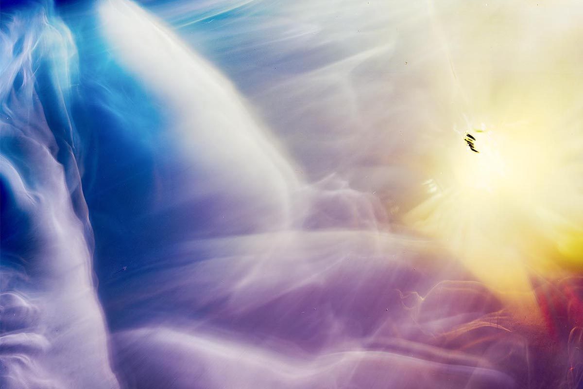 A student sent a camera into space to photograph the invisible energy of the Universe. This is what he captured