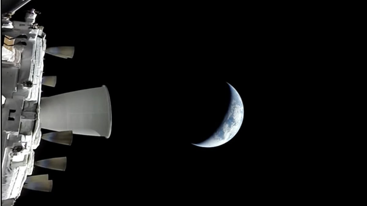 Ready or not, key engine burn puts NASA's Artemis II on path to the moon