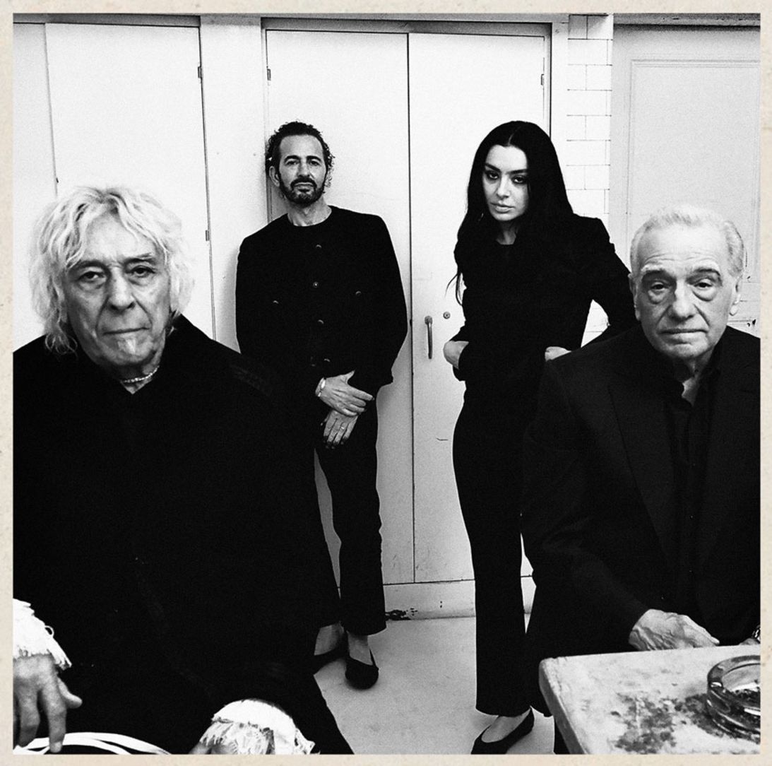 An alternate album cover has Charli joining three of her idols — John Cale, Marc Jacobs and Martin Scorsese.