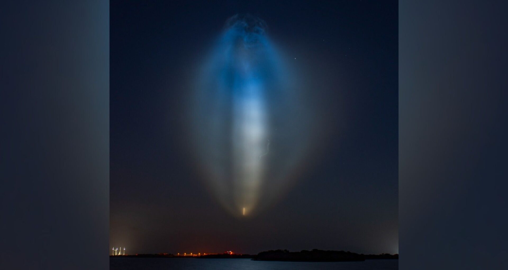 SpaceX launch creates colorful 'jellyfish' in the night sky photo of the day for July 10, 2026