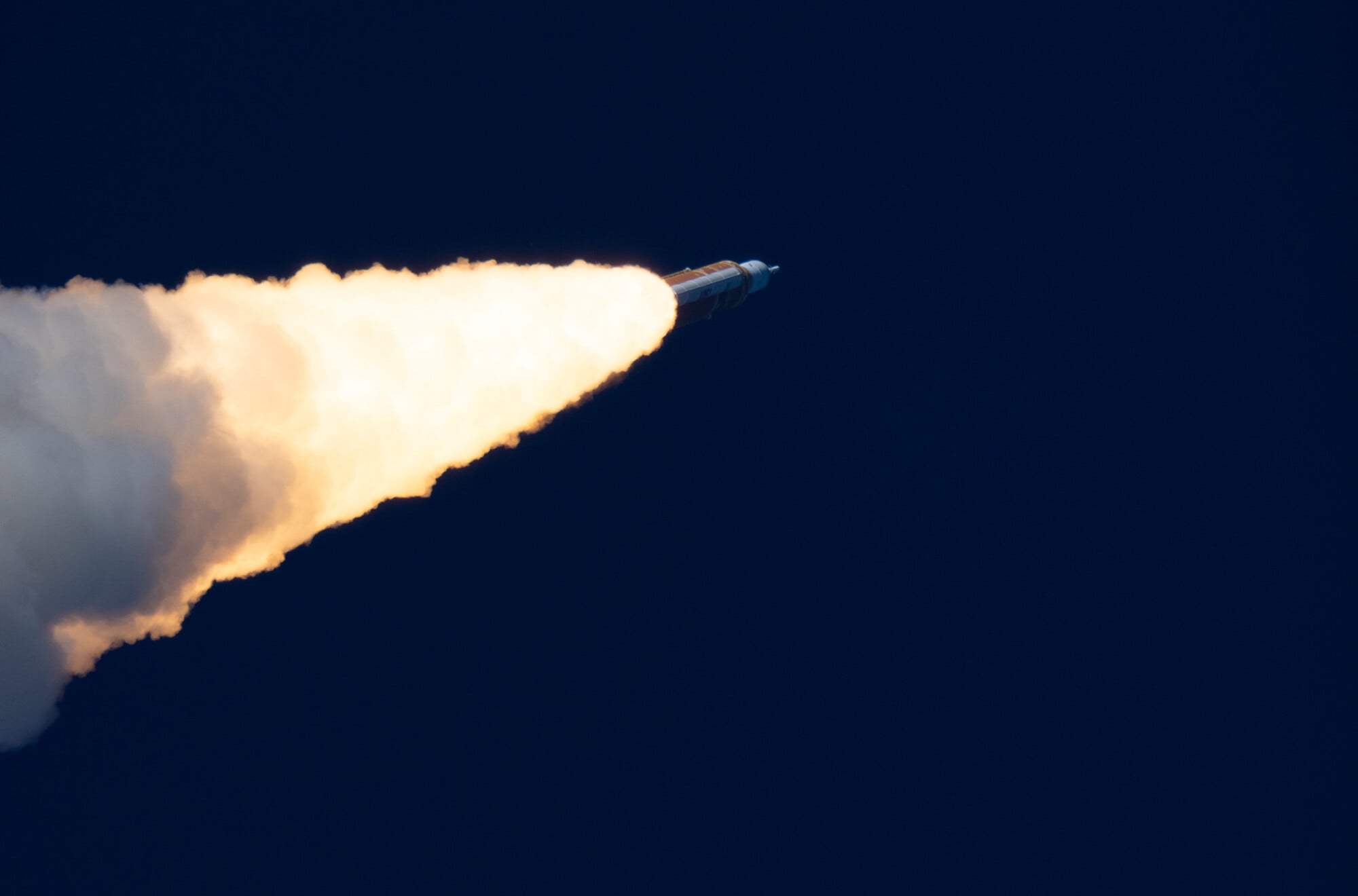 Artemis II launching from Kennedy Space Center
