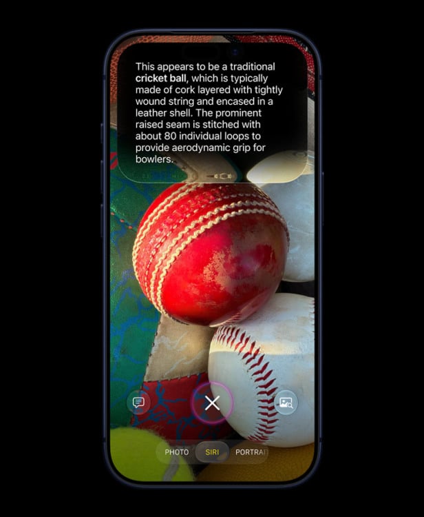 A screenshot of Apple Siri in action.