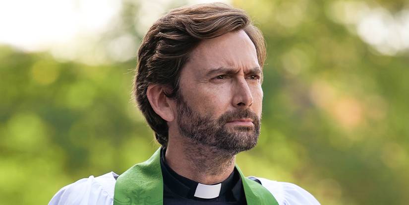 Vicar in a collar