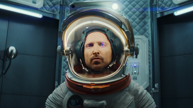 Aaron Paul's Cliff in a spacesuit on Black Mirror
