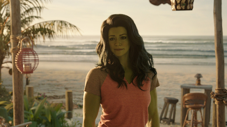 Tatiana Maslany's She-Hulk takes a time-out from training in She-Hulk: Attorney at Law