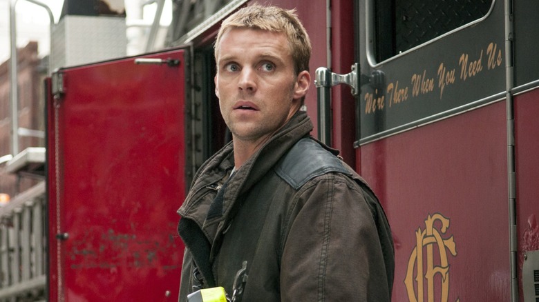 Matthew Casey looking off camera