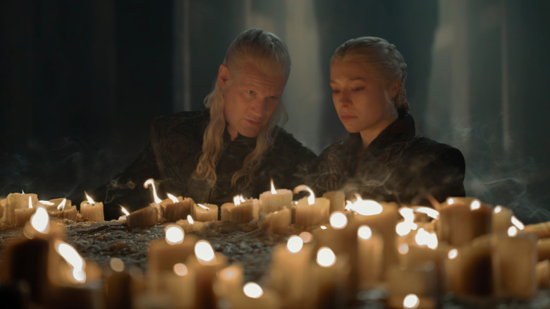 Daemon and Rhaenyra in House of the Dragon