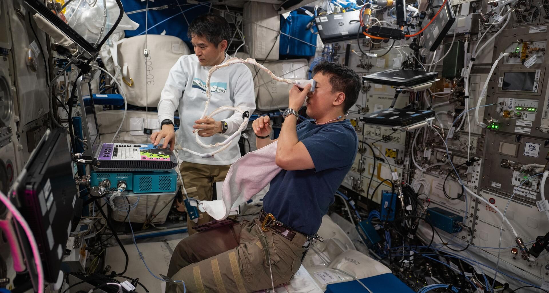 Spaceflight pushes fluid toward the head, flattening the back of the eye and blurring some astronauts' vision in ways that don't always fully recover