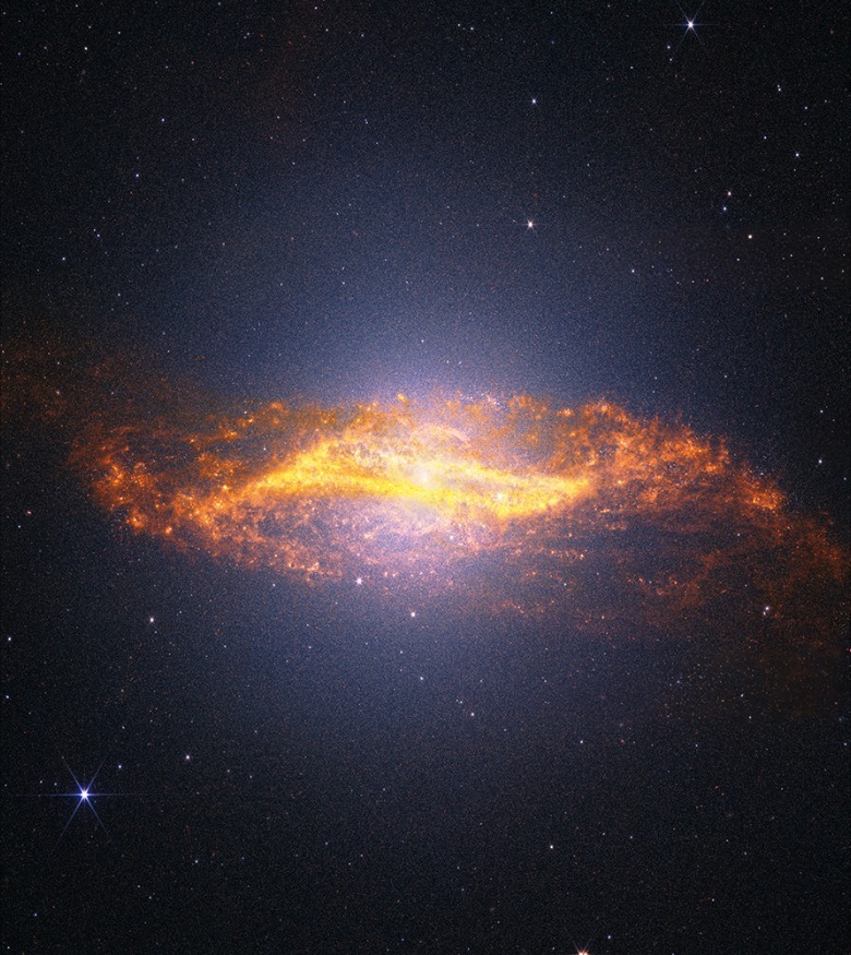 A photo of a galaxy