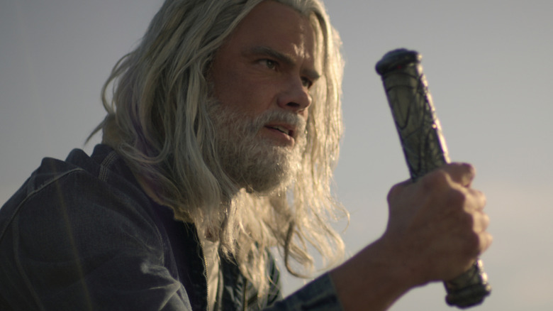 Josh Duhamel as the Utopian, taking a stand on Jupiter's Legacy