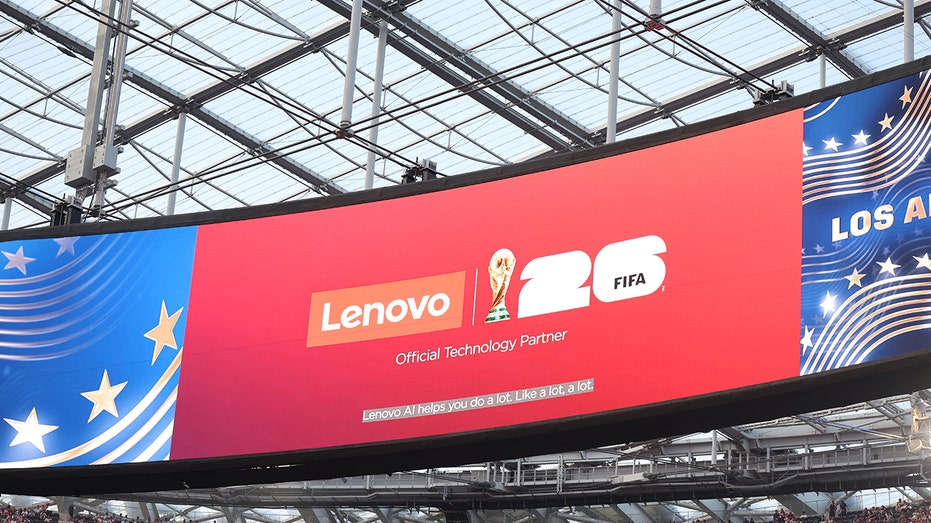 Lenovo signage at FIFA World Cup