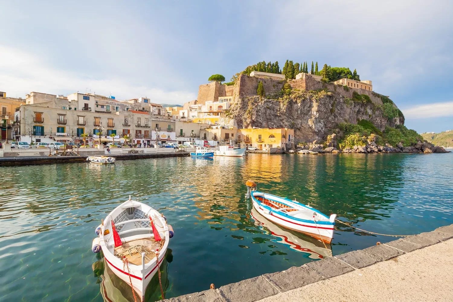 Where "The Odyssey" Was Filmed: The Architecture Behind Nolan's Troy 17 Lipari Citadel, Aeolian Islands