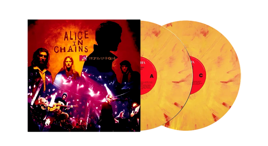 Alice in Chains Unplugged 30th anniversary edition solar flare vinyl