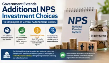 New NPS investment options for CAB employees