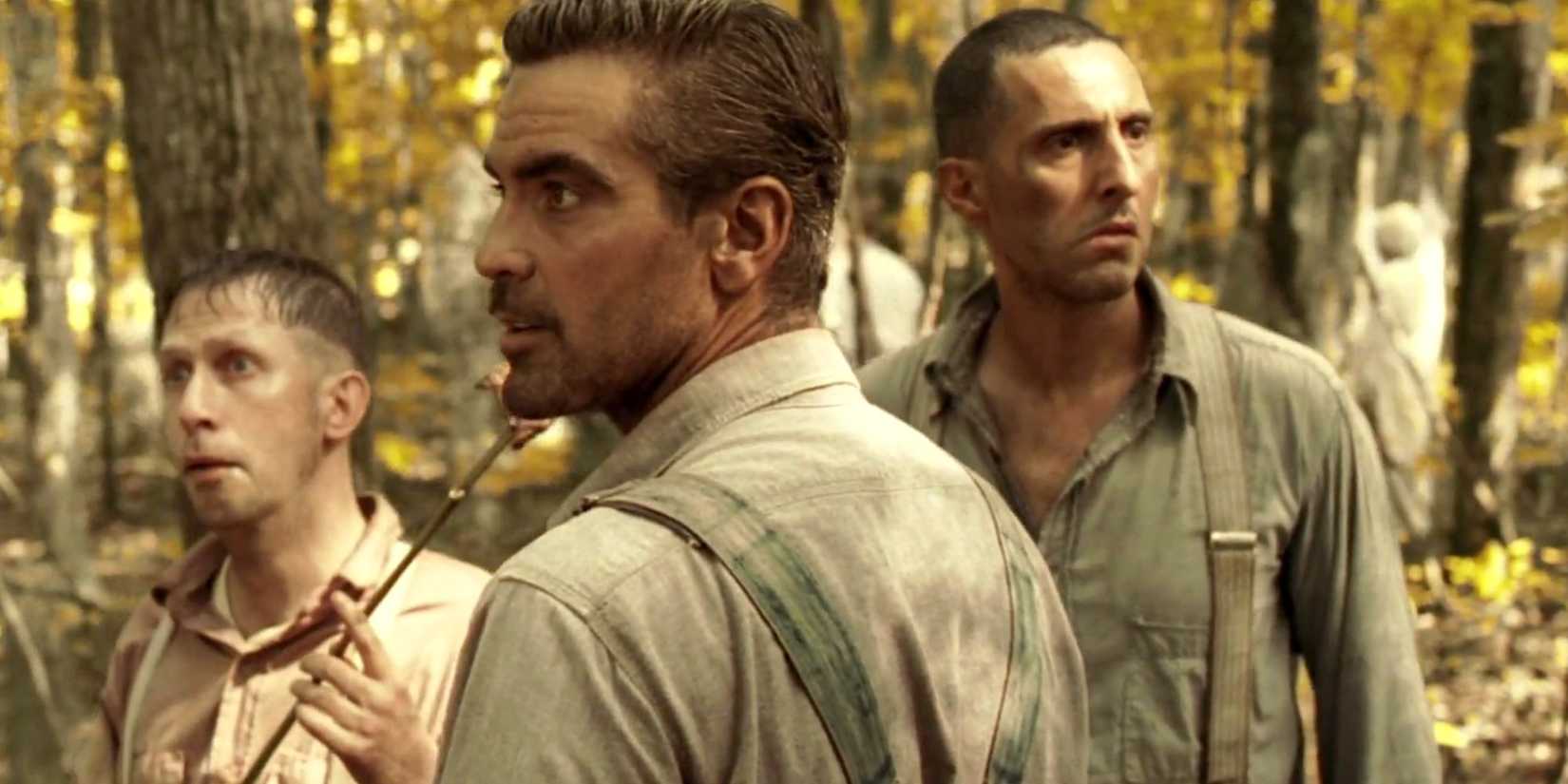 Ulysses and his friends are distracted by the sound of singing in O Brother Where Art Thou.