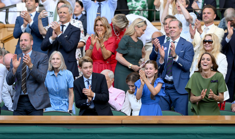 For the royals, Wimbledone was a family affair.