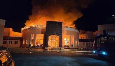 Synagogue near Chabad founder’s grave destroyed in Ukraine fire