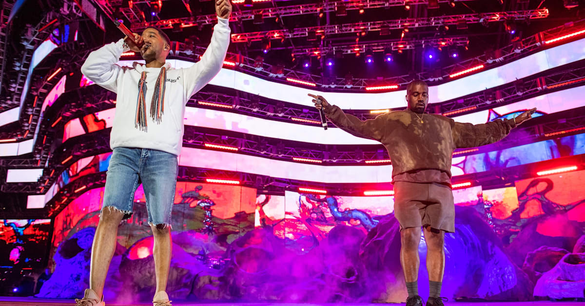 Kid Cudi and Kanye West