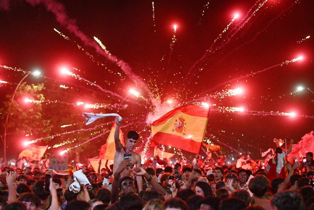 FIFA World Cup 2026 - Final - Spain v Argentina - Fans gather in Lamine Yamal's hometown