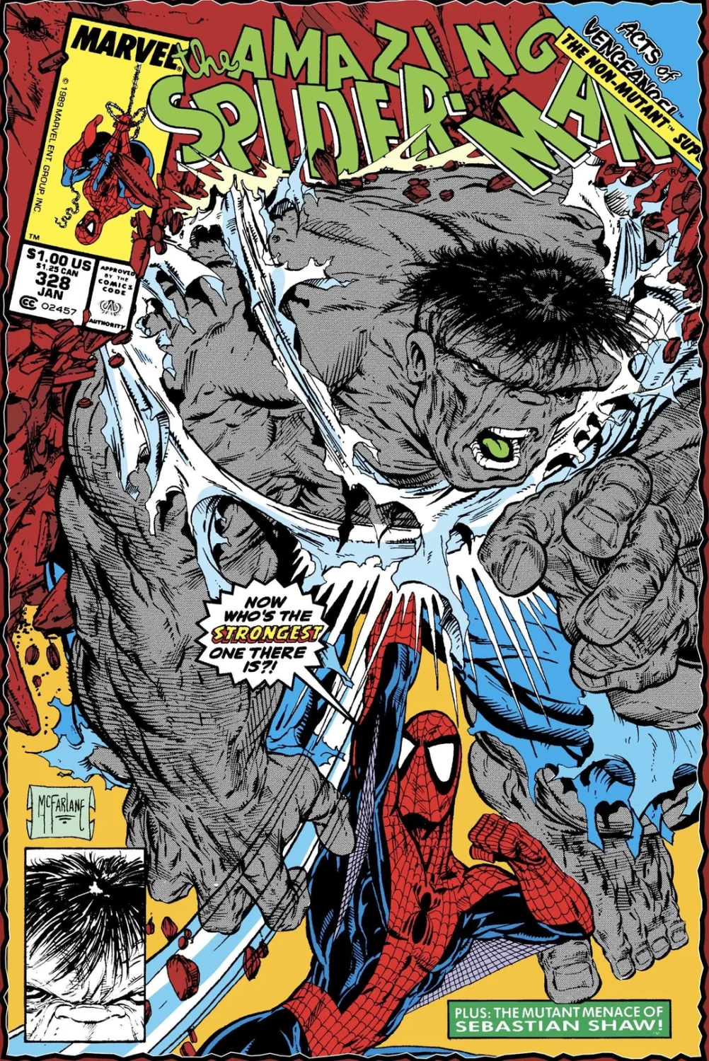 Spider Man 328 Punches Hulk Space Captain Universe