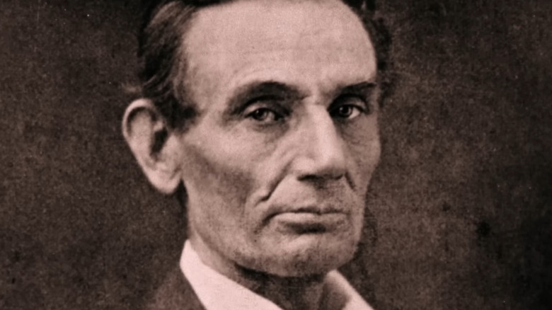 An image of President Abraham Lincoln, used in The Civil War.