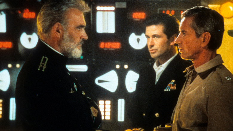 Marko Ramius with a grey beard shakes hands in The Hunt for Red October