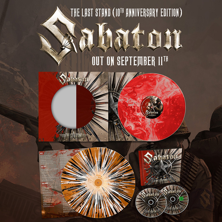 Pre-order your 10th Anniversary Edition of The Last Stand album by Sabaton