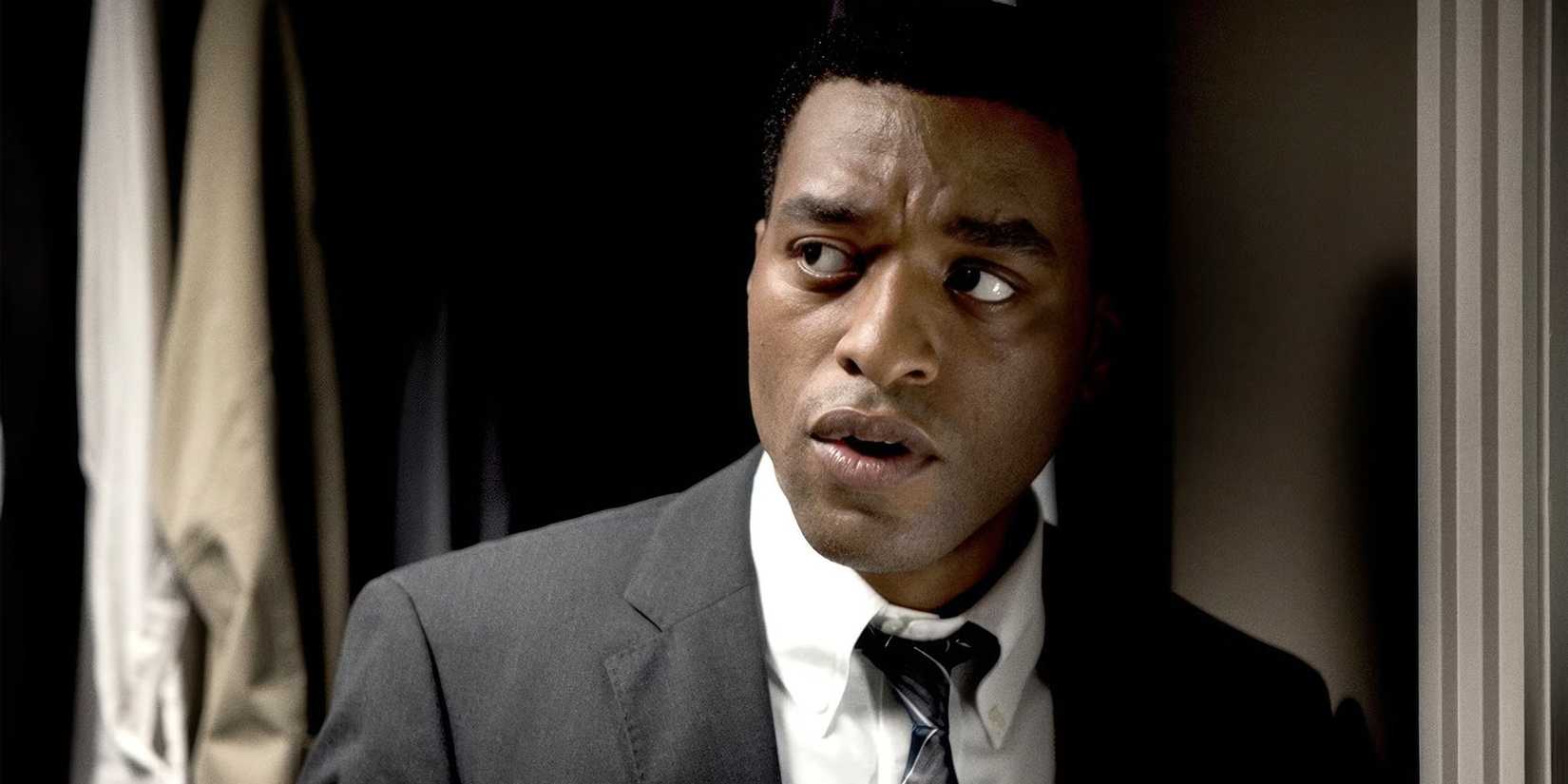 Chiwetel Ejiofor looking listening closely in The Shadow Line